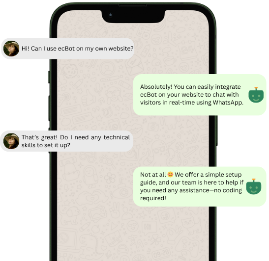 chats visual in phone